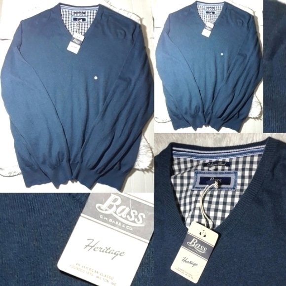 Bass Heritage Men's V-Neck Sweater